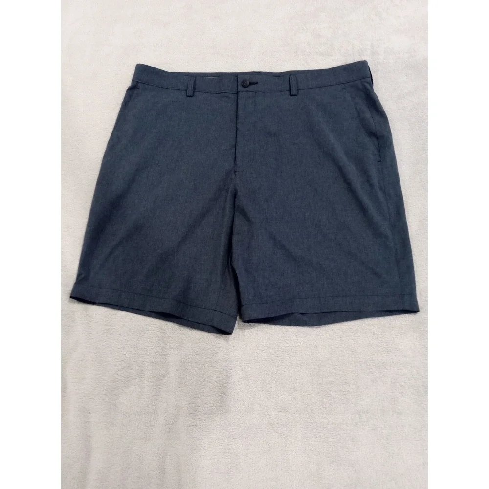Mens PGA Tour Size 38 Navy Blue Stretch Golf‎ Shorts